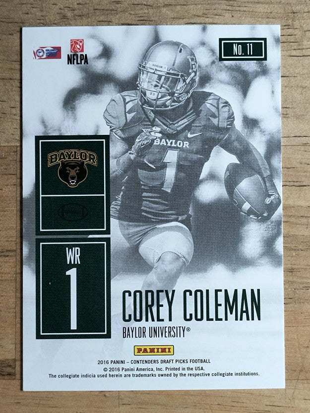 2016 Panini Contenders Draft Picks Game Day Tickets #11 Corey Coleman