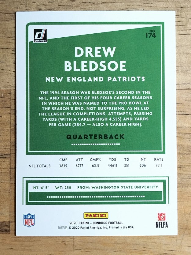 2020 Donruss #174 Drew Bledsoe