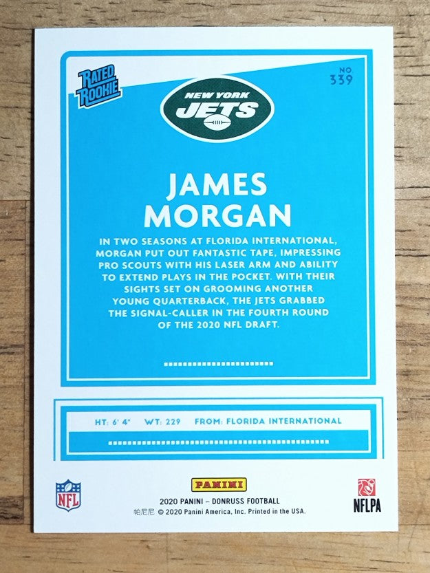 2020 Donruss #339 James Morgan RR RC