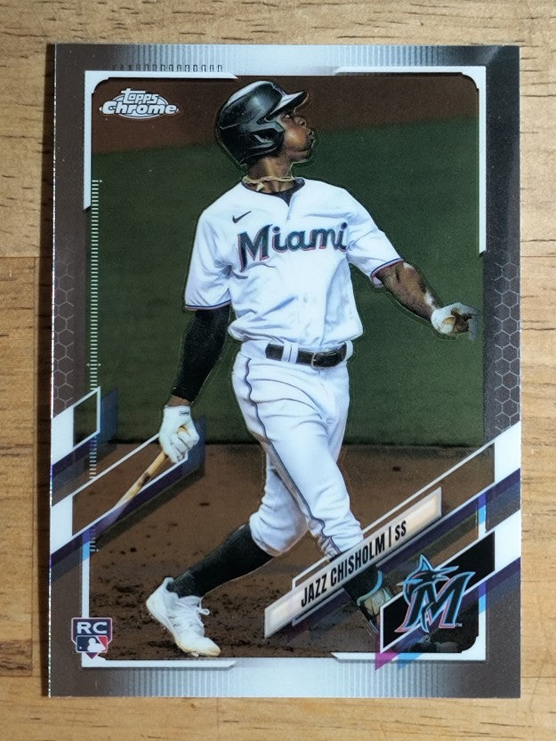 2021 Topps Chrome #144 Jazz Chisholm RC