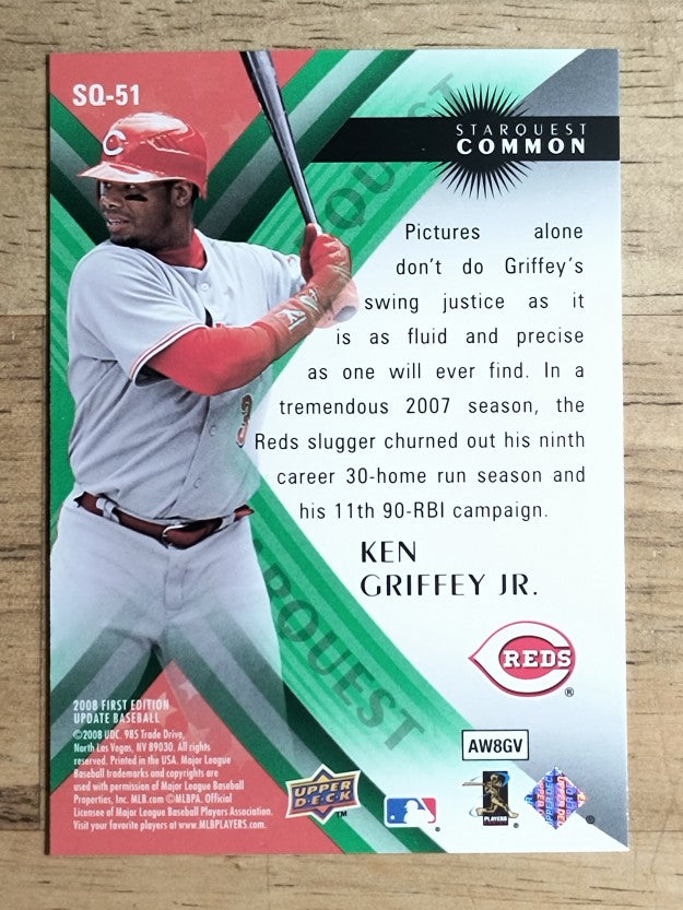 2008 Upper Deck First Edition StarQuest #SQ51 Ken Griffey Jr.