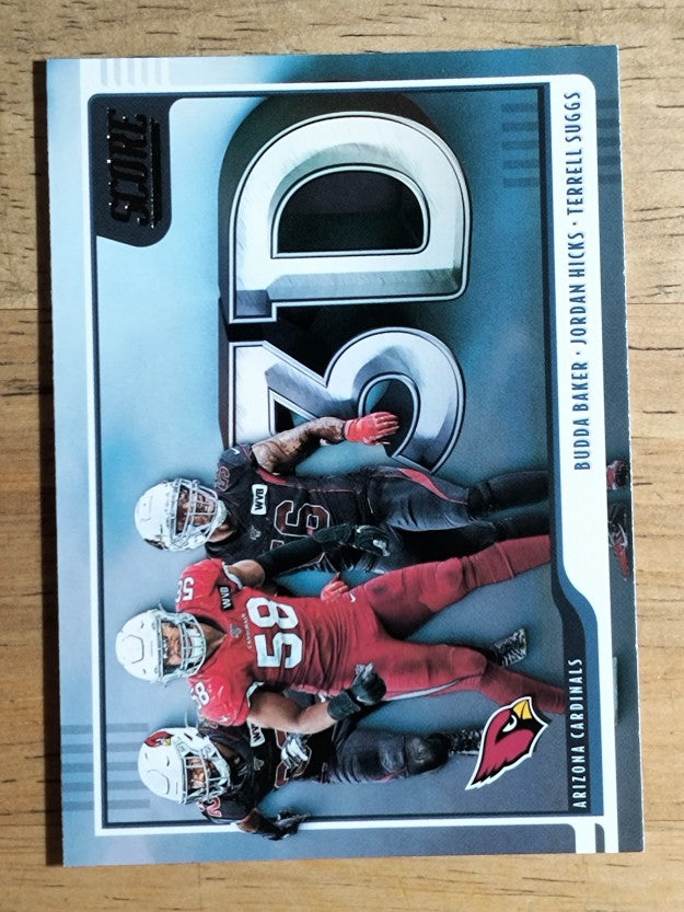2020 Score 3D #8 Budda Baker/Jordan Hicks/Terrell Suggs