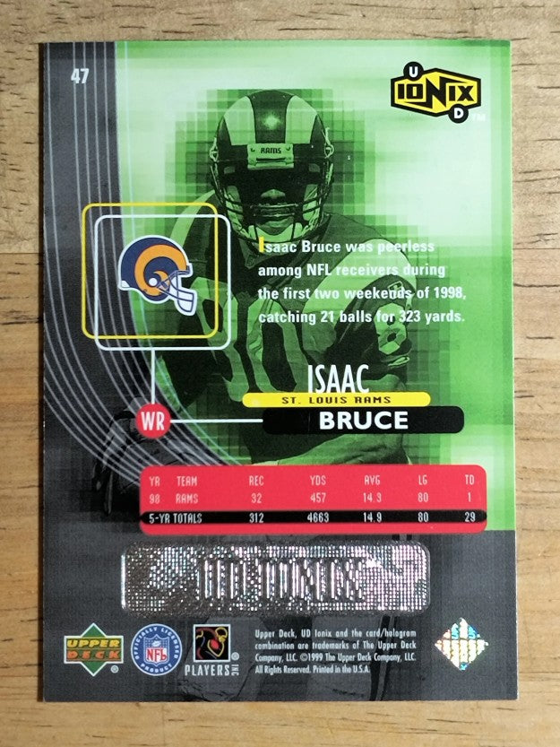 1999 UD Ionix #47 Isaac Bruce