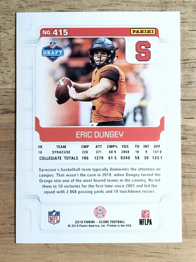 2019 Score Red #415 Eric Dungey