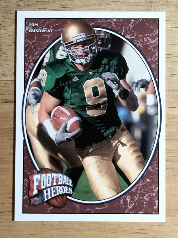2008 Upper Deck Heroes #198 Tom Zbikowski RC
