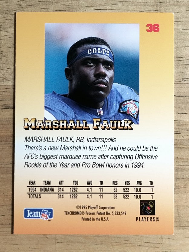 1995 Playoff Prime #36 Marshall Faulk