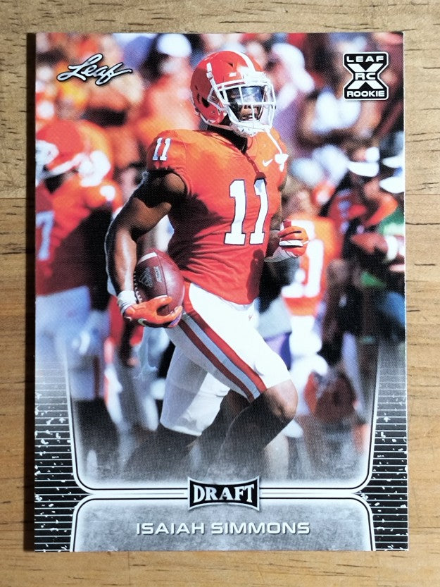 2020 Leaf Draft #33 Isaiah Simmons