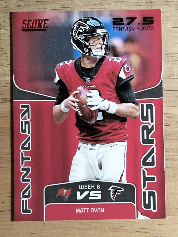2019 Score Fantasy Stars Red #4 Matt Ryan