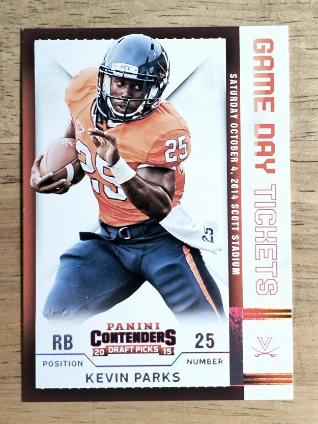 2015 Panini Contenders Draft Picks Game Day Tickets #81 Kevin Parks