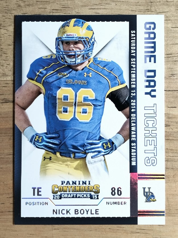 2015 Panini Contenders Draft Picks Game Day Tickets #89 Nick Boyle