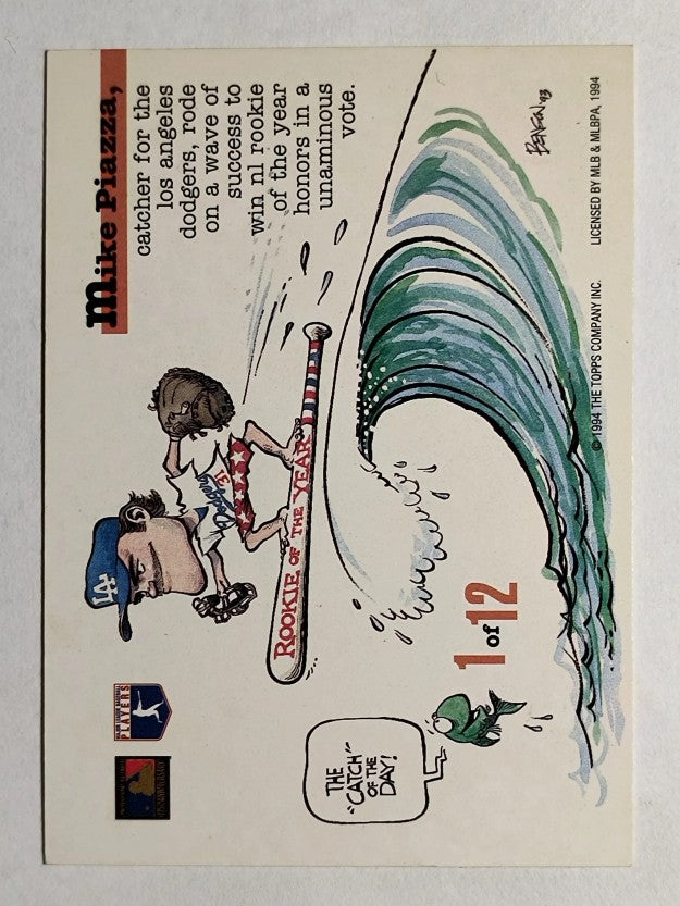 1994 Stadium Club Dugout Dirt #1 Mike Piazza
