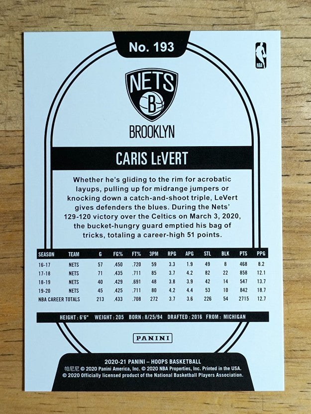 2020-21 Hoops #193 Caris LeVert