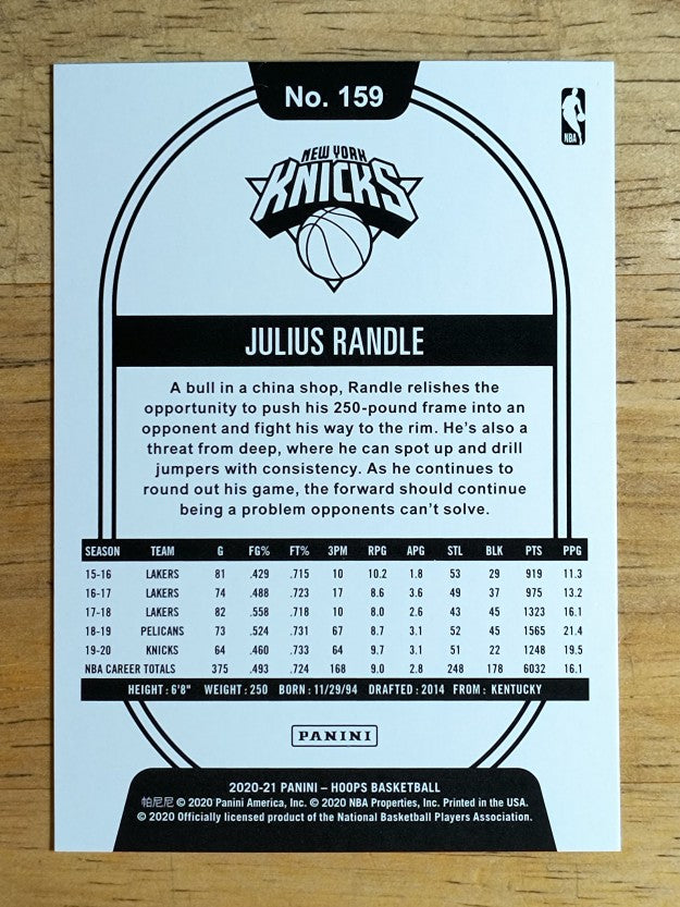 2020-21 Hoops #159 Julius Randle