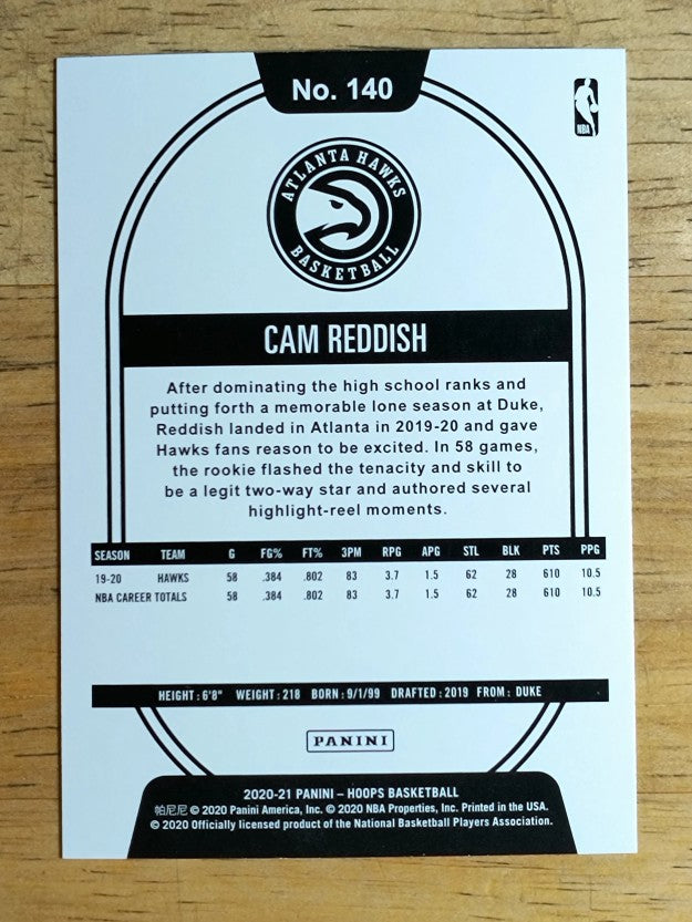 2020-21 Hoops #140 Cam Reddish