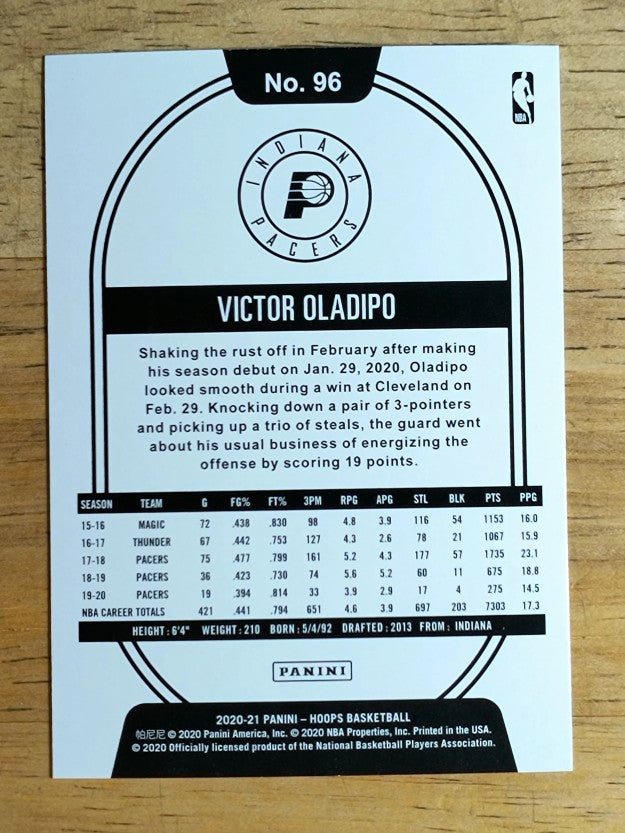 2020-21 Hoops #96 Victor Oladipo