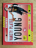 2020-21 Hoops Vanity Plates #23 Trae Young