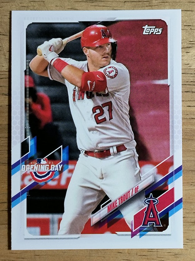 2021 Topps Opening Day #27 Mike Trout