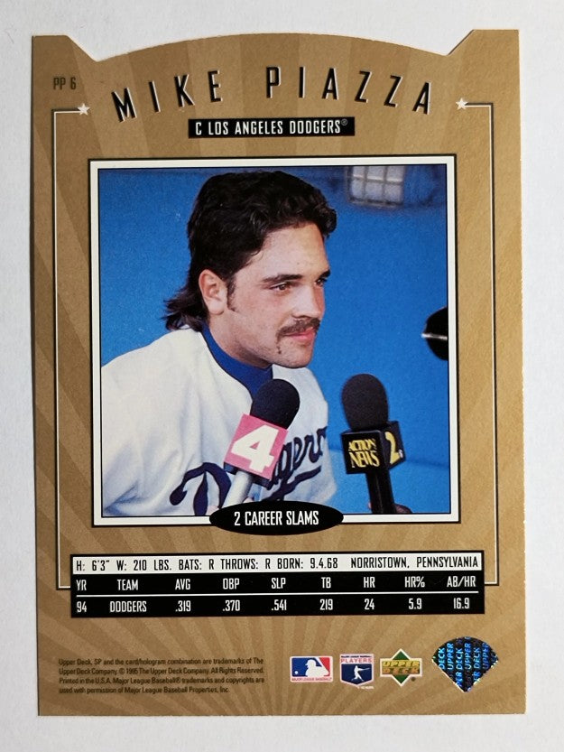 1995 SP Platinum Power #PP6 Mike Piazza