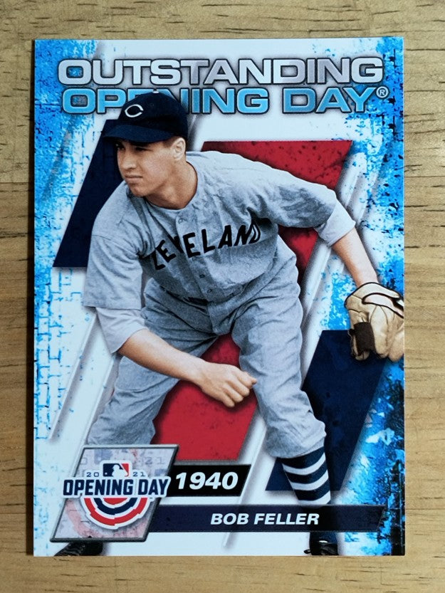 2021 Topps Opening Day Outstanding Opening Days #OOD6 Bob Feller