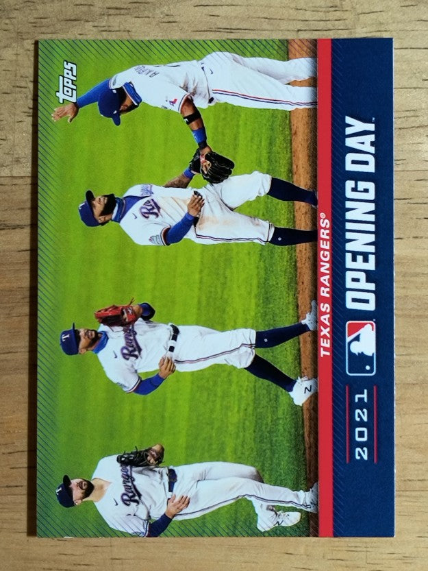 2021 Topps Opening Day Opening Day #OD8 Texas Rangers