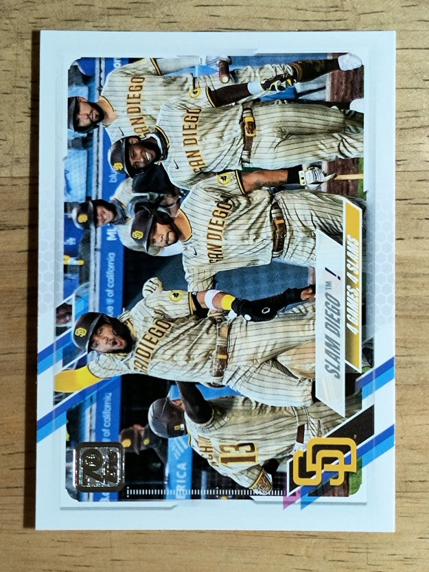 2021 Topps #323 Slam Diego!/Manny Machado/Fernando Tatis Jr