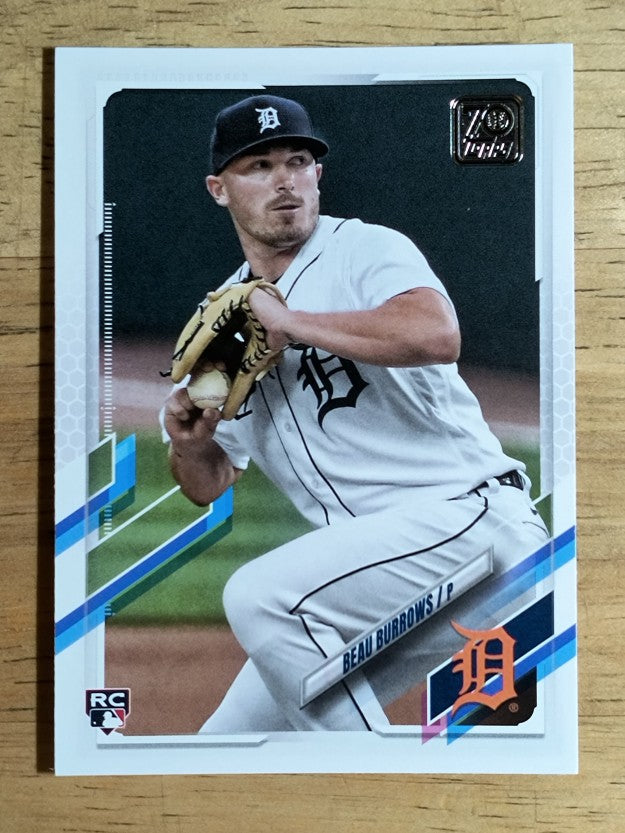 2021 Topps #123 Beau Burrows RC