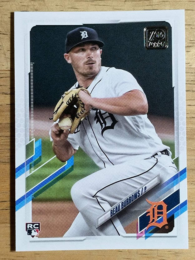 2021 Topps #123 Beau Burrows RC