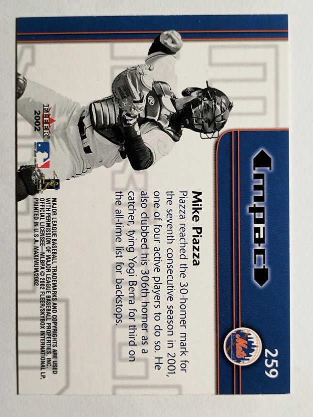 2002 Fleer Maximum #259 Mike Piazza MI