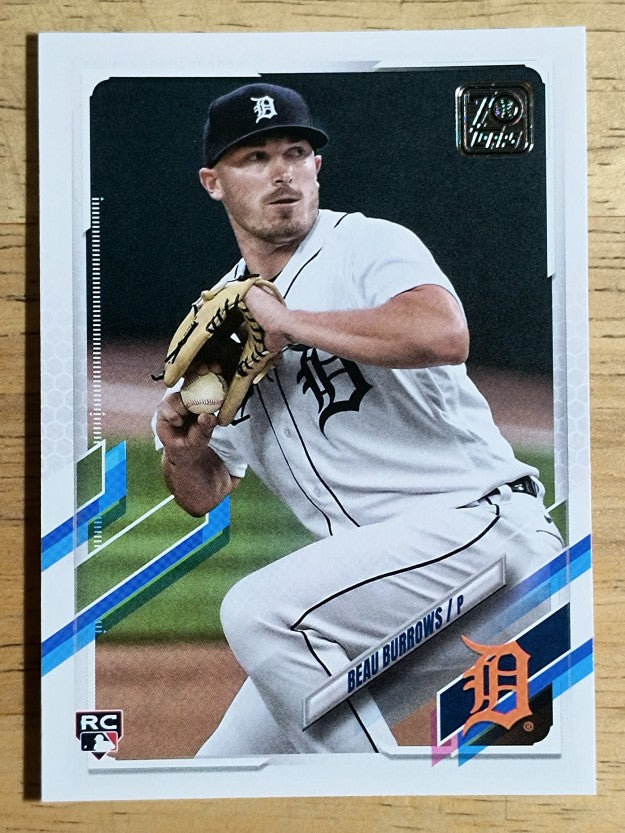2021 Topps #123 Beau Burrows RC