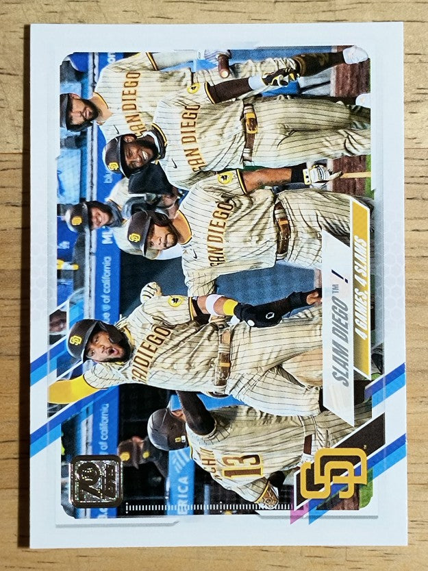 2021 Topps #323 Slam Diego!/Manny Machado/Fernando Tatis Jr