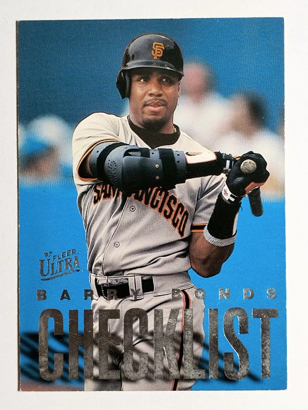 1997 Ultra Checklists #A2 Barry Bonds