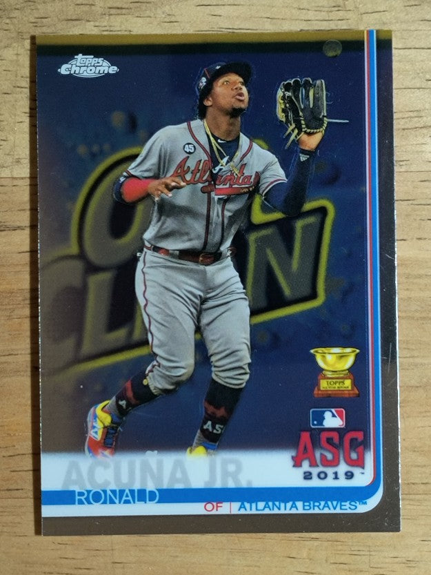 2019 Topps Chrome Update #81 Ronald Acuna Jr. AS