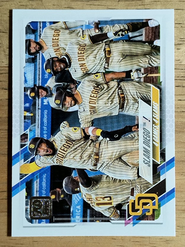 2021 Topps #323 Slam Diego!/Manny Machado/Fernando Tatis Jr