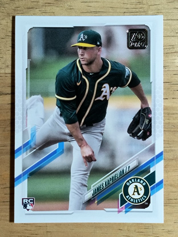 2021 Topps #167 James Kaprielian RC