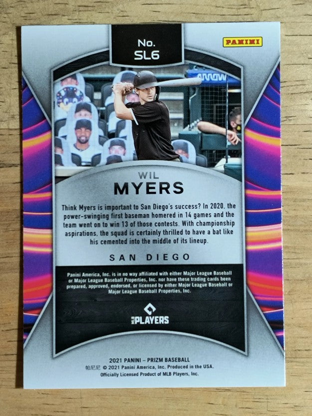 2021 Panini Prizm Sluggers #6 Wil Myers