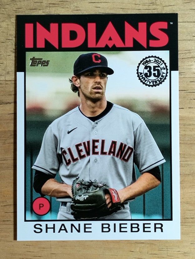 2021 Topps '86 Topps #86B37 Shane Bieber