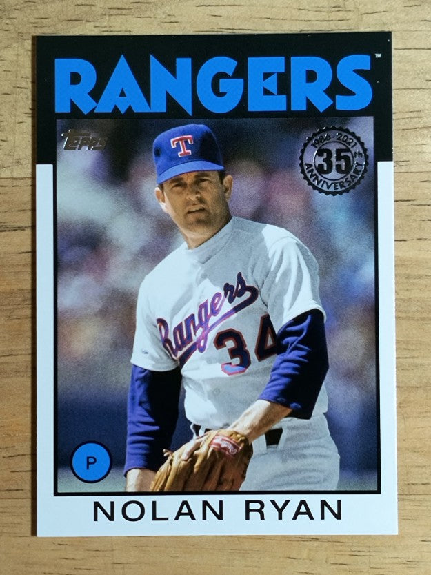 2021 Topps '86 Topps #86B34 Nolan Ryan