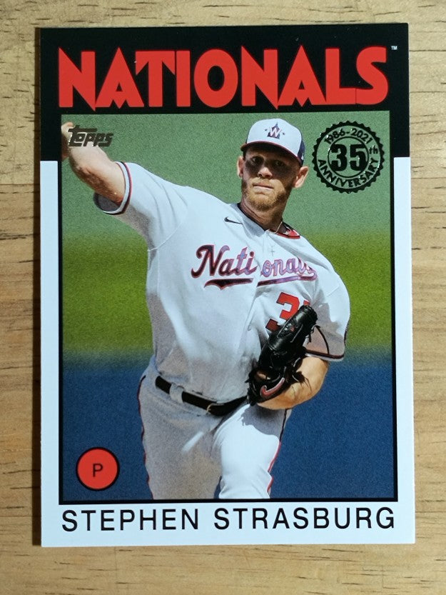 2021 Topps '86 Topps #86B84 Stephen Strasburg