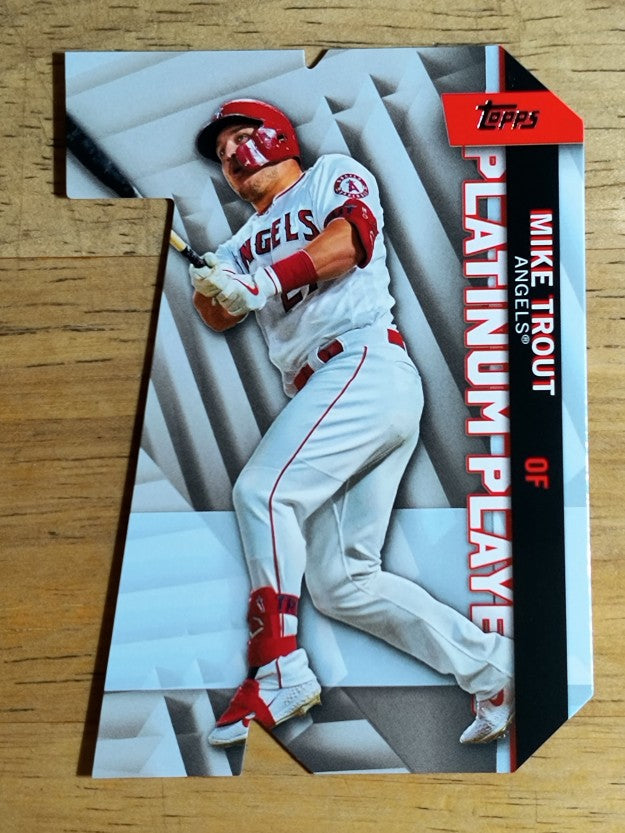 2021 Topps Platinum Players Die Cuts #PDC1 Mike Trout