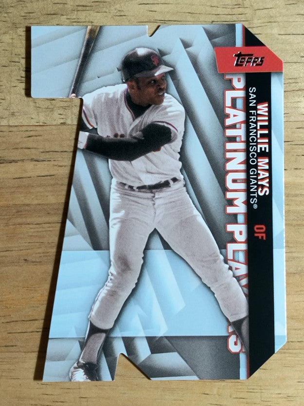2021 Topps Platinum Players Die Cuts #PDC13 Willie Mays