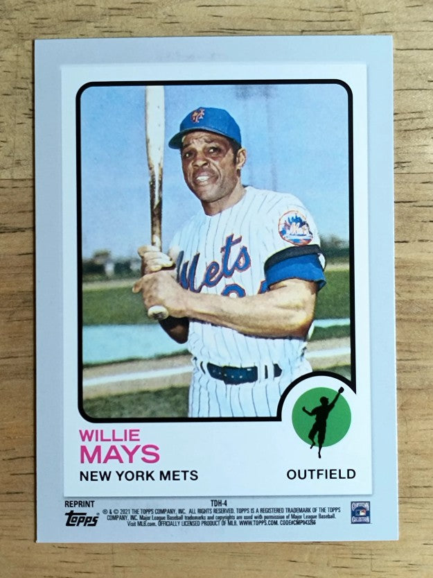 2021 Topps Double Headers #TDH4 Willie Mays