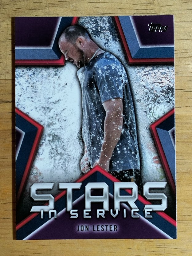 2021 Topps Stars in Service #SIS18 Jon Lester