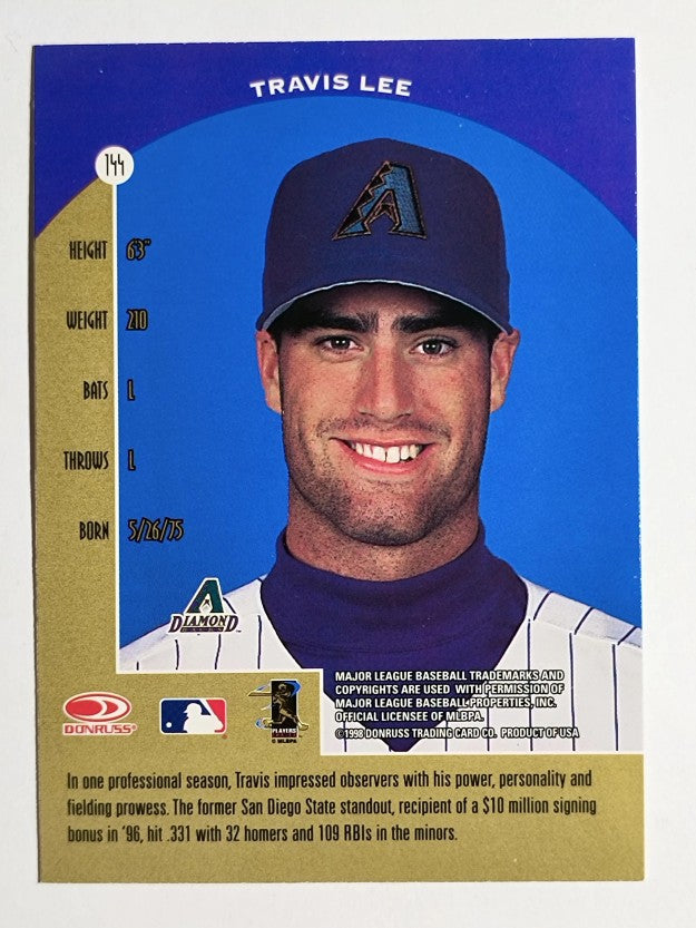 1998 Donruss Preferred #144 Travis Lee FB
