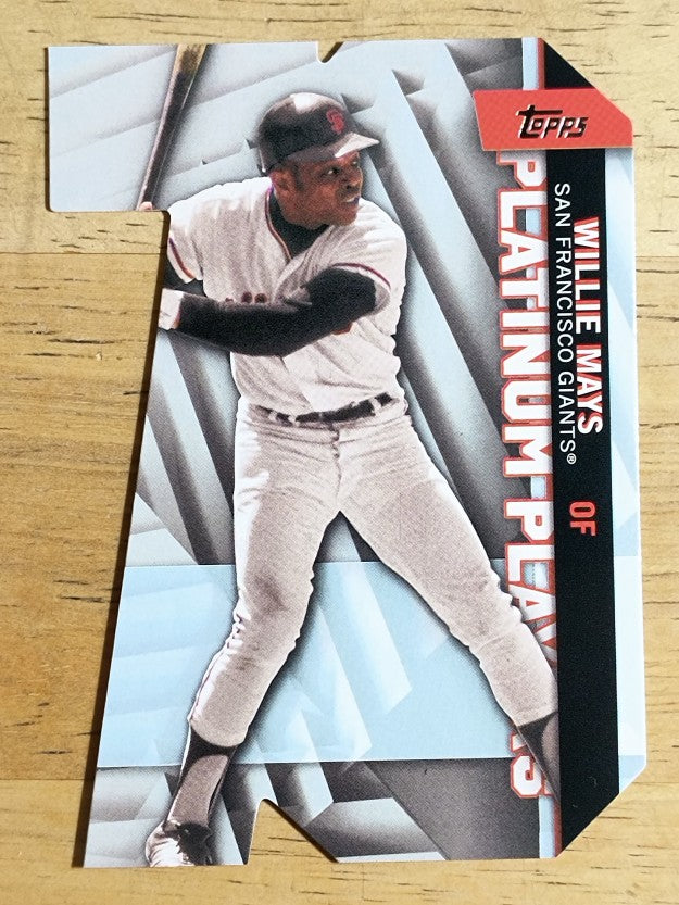 2021 Topps Platinum Players Die Cuts #PDC13 Willie Mays