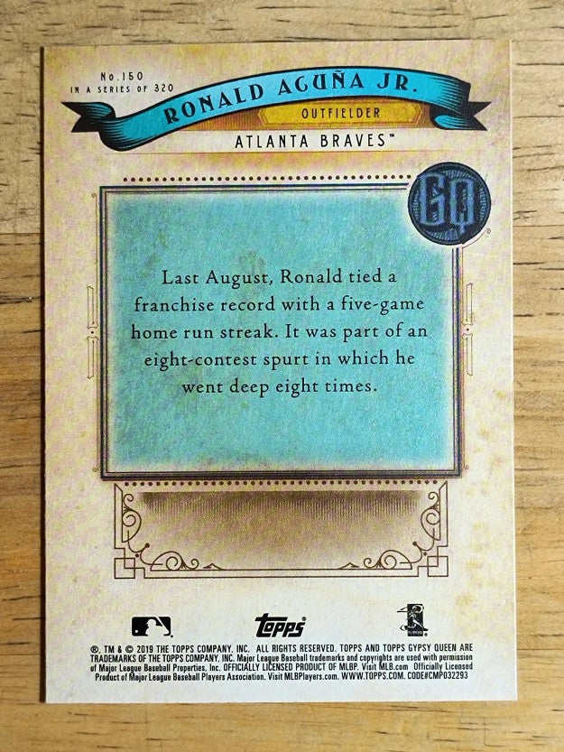 2019 Topps Gypsy Queen #150 Ronald Acuna Jr.