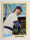 1978 Topps #397 Greg Gross (EX)