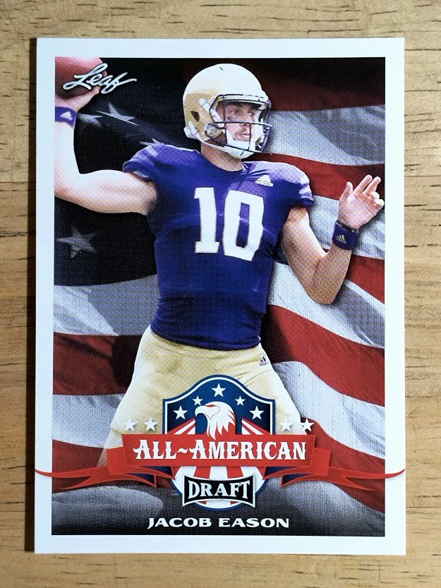 2020 Leaf Draft #72 Jacob Eason AA