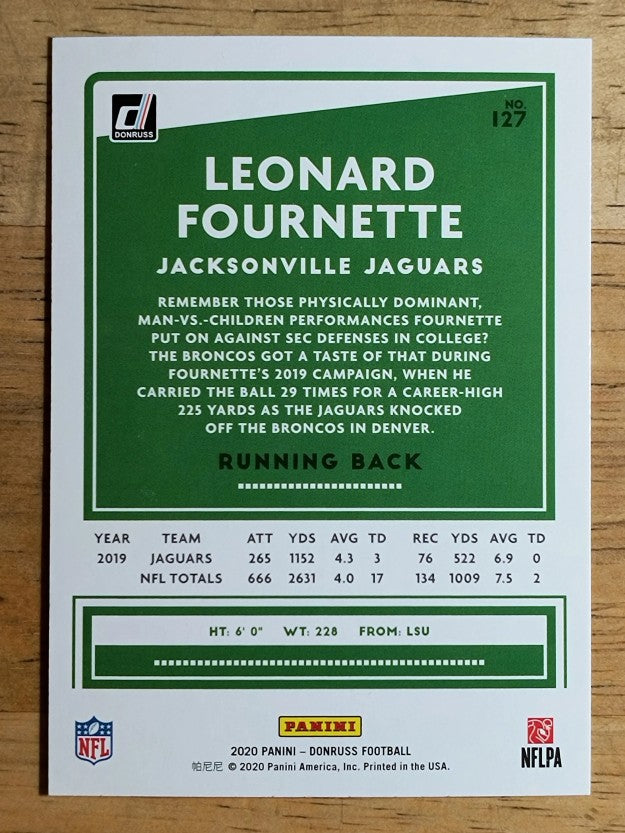 2020 Donruss #127 Leonard Fournette
