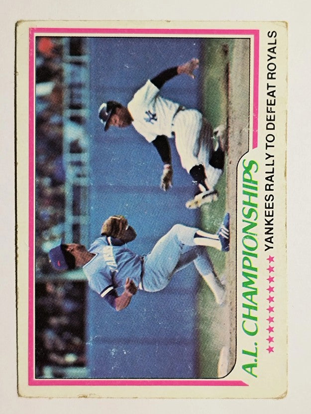 1978 Topps #411 AL Championships/Mickey Rivers (POOR)