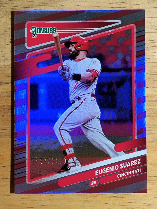 2021 Donruss Red #194 Eugenio Suarez